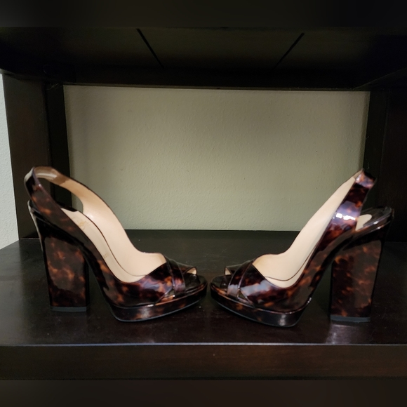 Christian Louboutin tortoise slingbacks "Marpoil" - size 38 - Picture 3 of 9